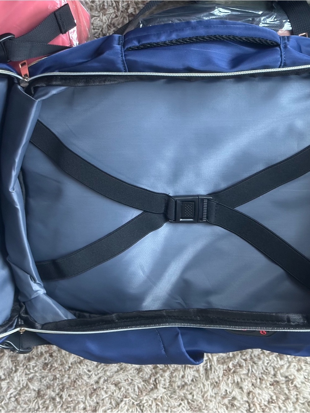 Navy Blue Travel Backpack - Picture 2 of 6